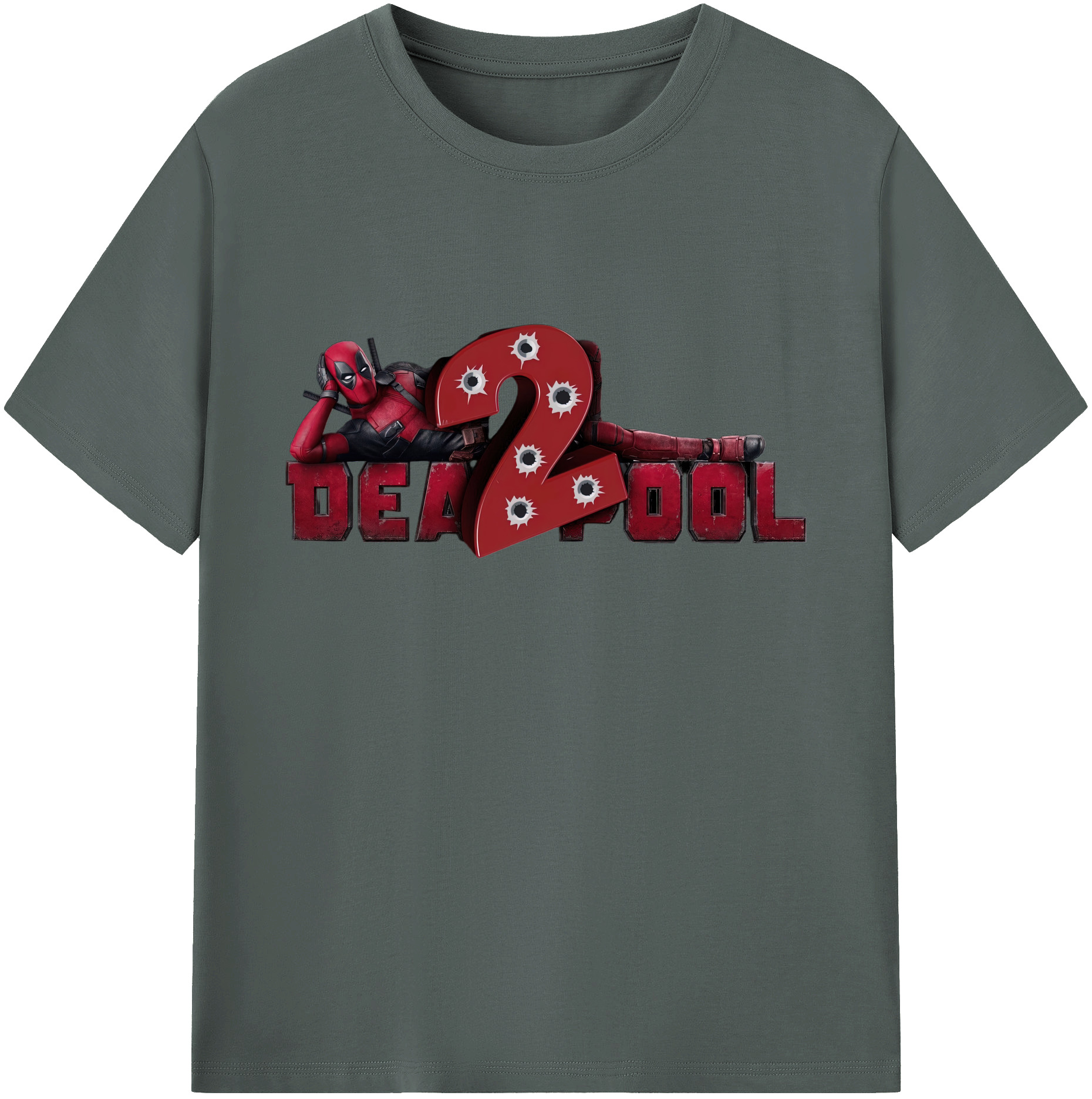 （画像用） Deadpool デッドプール 綿100％ メンズ半袖Tシャツ｜肌触りやわらか＆通気性